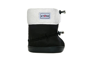 Toddler Booties with Liner - Black - Weather-resistant Boots for Children - Stonz