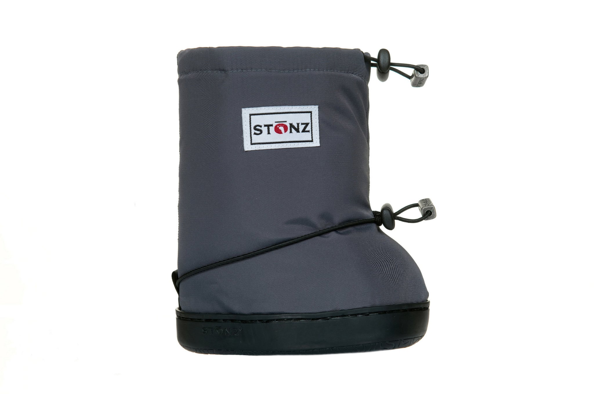 Toddler Booties - Grey - Front View - Weather-resistant Boots for Children - Stonz