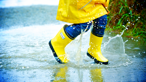 Fun Yellow Rain Boots - Waterproof Rubber Boots for Kids - Stonz