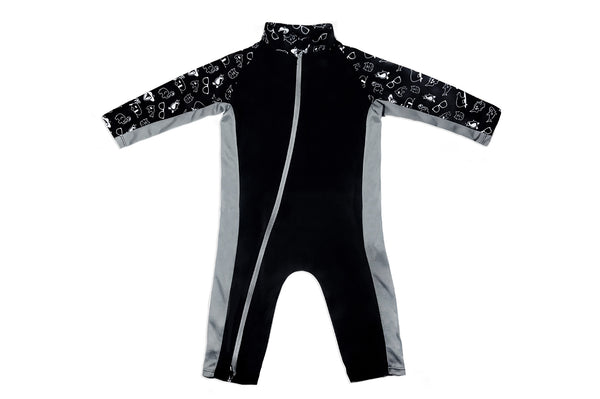 Sun Suit - Black/Stonz Print