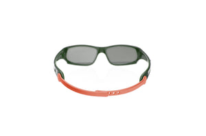 Baby Sport Sunnies  - Forest Green/Coral